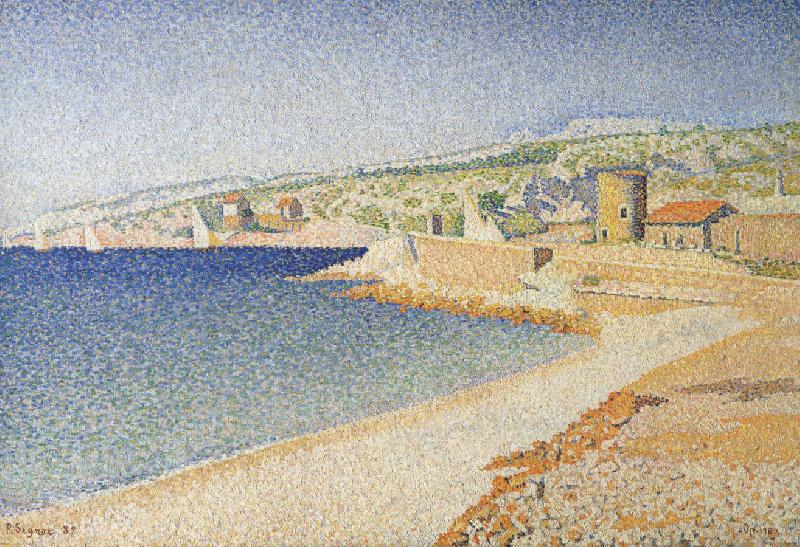 Paul Signac the jetty cassis opus Sweden oil painting art